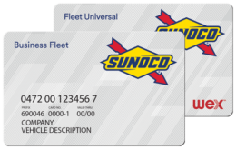 Sunoco Fleet Cards Stacked