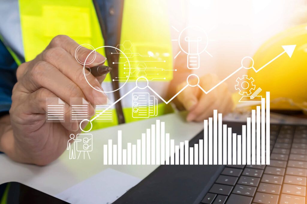 A business owner views fleet card usage data in real-time.